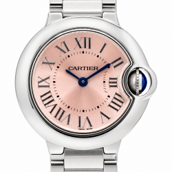 Cartier Ballon Bleu De 28MM W6920034 Pink Dial Watch